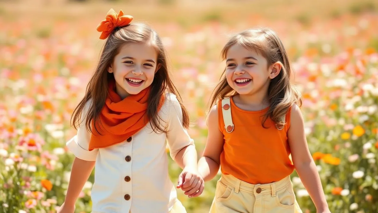 Two girls in trendy casual outfits for girls everyday wear